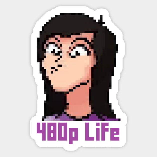 480p life by @TheMercyMain Sticker by shoe0nhead